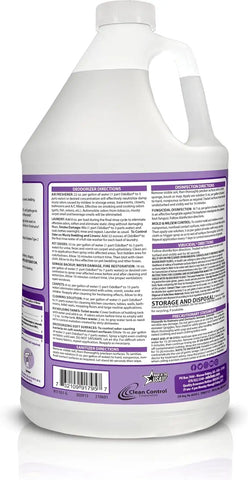 OdoBan Disinfectant Concentrate and Odor Eliminator, Made in the USA, Lavender Scent, 4 Gallons